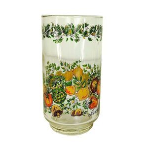 Vintage 70s Corning Ware "Spice of Life" Libbey 10 Oz Tumbler Drinking Glass